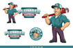 do high quality awesome construction, plumber logo
