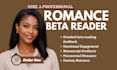 be your beta reader, beta reading, romance beta reader and critique