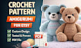 do crochet pattern amigurumi crochet pattern for etsy crochet pattern tester pdf