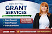 write winning grant proposals, grant research, and grant submission
