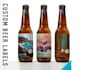 make custom barbecue craft beer bottle label design