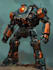 draw a robot mecha design and anime