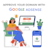 make approve your domain with google adsense