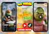 create viral ai talking fruit video talking object fruit character 3d animation