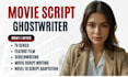 do movie script writing, screenplay writing, screenwriting, film script