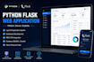 develop python flask web app with login system and dashboard