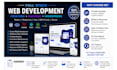 do website development as full stack web developer, front end backend developer