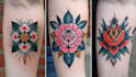 create custom logo old school traditional tattoo design