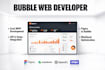 design bubble io ui ux, convert figma to bubble, build responsive bubble website