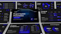 create data visualization presentation, business data slides design dashboard