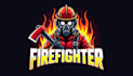 design outstanding firefighter logo with express delivery