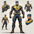 superhero character for comics