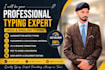 do accurate data entry, professional resume assignments