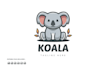 do modern awesome koala logo design