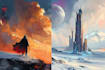 paint sci fi or fantasy concept art for you