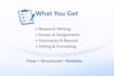 write professional essays, research and summaries