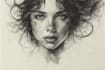 draw a custom digital charcoal pencil portrait