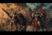 illustrate warhammer army squad with epic grimdark detail