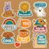 design 10 custom stickers for laptop, mobile brand use