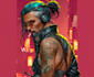 create futuristic cyberpunk character illustrations