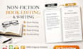 ghostwrite, edit, format non fiction ebook, layout design, kdp formatting