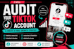 audit your tiktok account and create a viral growth strategy