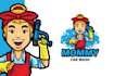 do modern good looking car wash logo