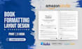 do book typesetting, book layout design and amazon kdp book formatting