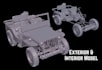 3d car model military vehicle modular assembly scale model sla fdm 3d printing