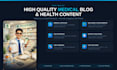 write SEO medical articles for health websites