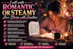 write romantic or steamy love stories with emotion