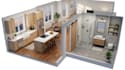 design 3d kitchen bathroom layout workspace closet design and 2d floorplan
