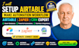 setup airtable make automation workflow airtable zapier crm expert