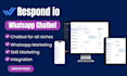 setup respond io customer support workflow automation ai agent whatsapp CRM