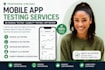 do mobile app testing, qa manual testing, usability testing and bug report