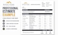 create a contractor estimate or construction bid