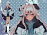 design 2dvtuber model, live2d rigging anime style commission live2d vtuber model