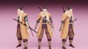 create game ready 3d low poly character models