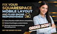 fix your squarespace website mobile layout and fluid engine responsiveness
