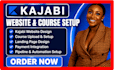 setup kajabi website design kajabi course kajabi sales funnel landing page setup