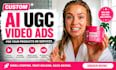 create custom ai ugc video ads for your products or services