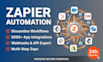 set up zapier automation, workflows, CRM sync, lead management, integration