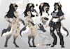 create furry reference sheet fursona referentieblad fiche de référence furry oc