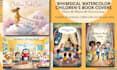 create whimsical watercolor childrens book covers
