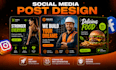 design amazing, editable social media posts and ads