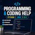 do basic programming tasks and coding projects
