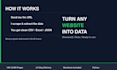 scrape any website and extract data with python