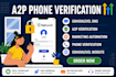 setup a2p phone verification, ghl sms, a2p 10dlc