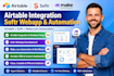 setup airtable integration softr webapp makecom automation crm airtable database