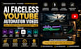 create ai faceless youtube automation videos with free demo